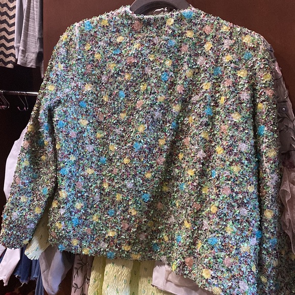 Sezane Jacket fully embroidered by hand NWT - Picture 10 of 12